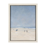 Surfers and The Sea I by Mercana Studio a Hand Embellished Textured Framed Art Print from Mercana - Luna Furniture