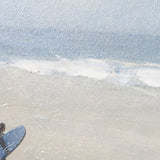 Surfers and The Sea I by Mercana Studio a Hand Embellished Textured Framed Art Print from Mercana - Luna Furniture