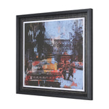 City Vibe IV by Mercana Studio a Hand Embellished Textured Framed Art Print Matted under Glass from Mercana - Luna Furniture