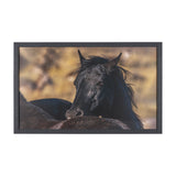 Wild Horses by Gary Blatter a Hand Embellished Textured Framed Photo Art Print from Mercana - Luna Furniture