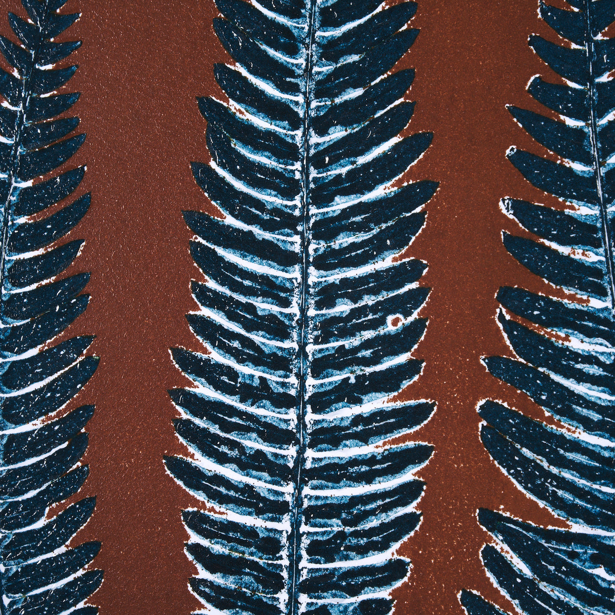 Nutmeg Fern 4 by Mary Margaret Briggs Hand Embellished Textured Framed Art Print Matted under Glass from Mercana - Luna Furniture