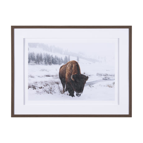 Winter in Paradise by Gary Blatter a Hand Embellished Textured Framed Photo Art Print Matted under G from Mercana - Luna Furniture