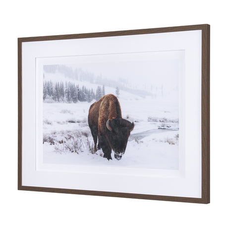 Winter in Paradise by Gary Blatter a Hand Embellished Textured Framed Photo Art Print Matted under G from Mercana - Luna Furniture