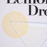 Lemon Drop by Mercana Studio a Hand Embellished Textured Framed Art Print Matted under Glass from Mercana - Luna Furniture