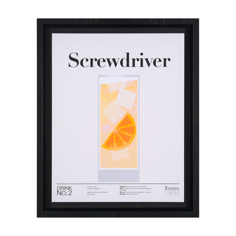 Screwdriver by Mercana Studio a Hand Embellished Textured Framed Art Print Matted under Glass from Mercana - Luna Furniture