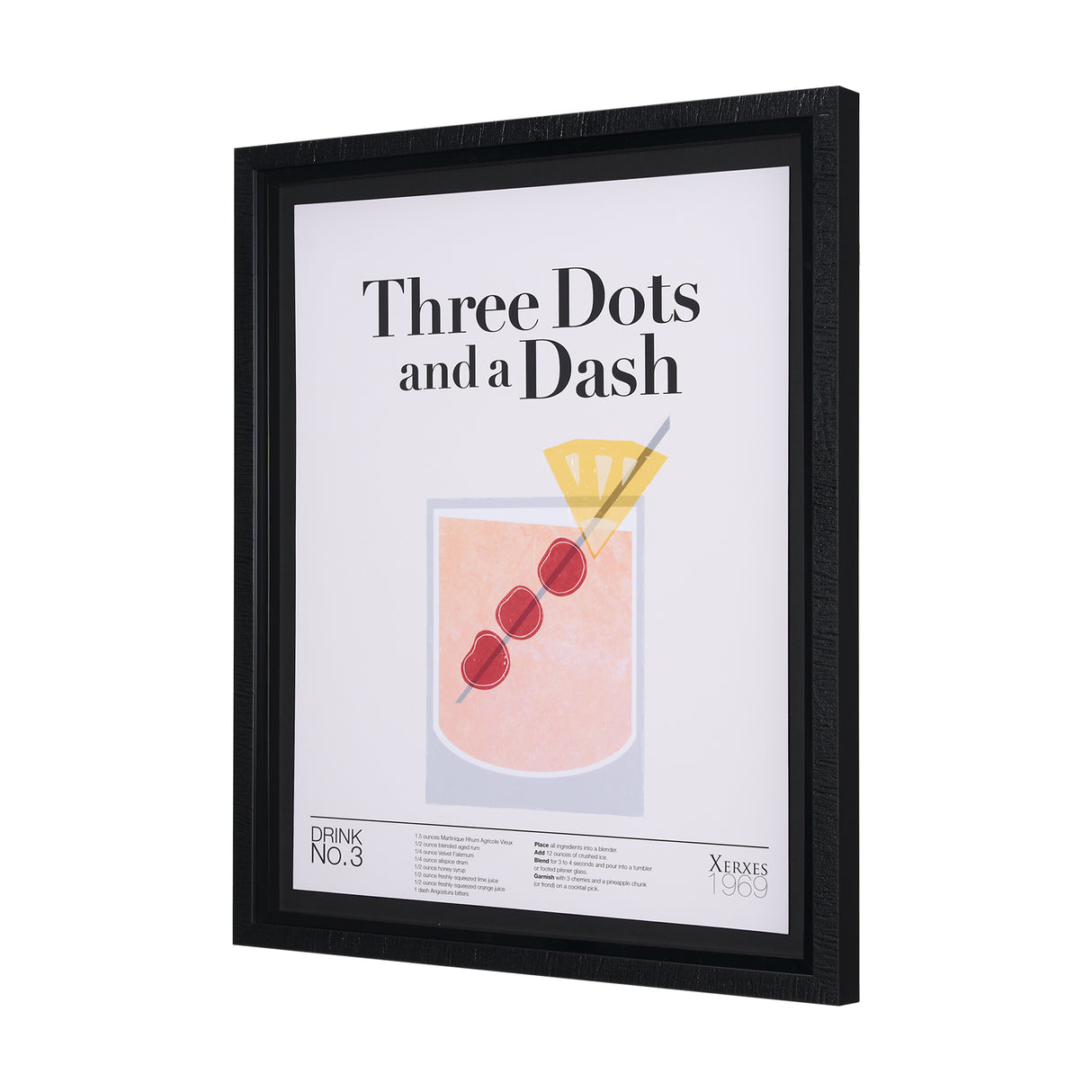 Three Dots and a Dash by Mercana Studio a Hand Embellished Textured Framed Art Print under Glass from Mercana - Luna Furniture