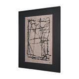 Modern Work 1 by Mercana Studio a Hand Embellished Textured Framed Art Print Matted under Glass from Mercana - Luna Furniture