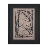 Modern Work 2 by Mercana Studio a Hand Embellished Textured Framed Art Print Matted under Glass from Mercana - Luna Furniture