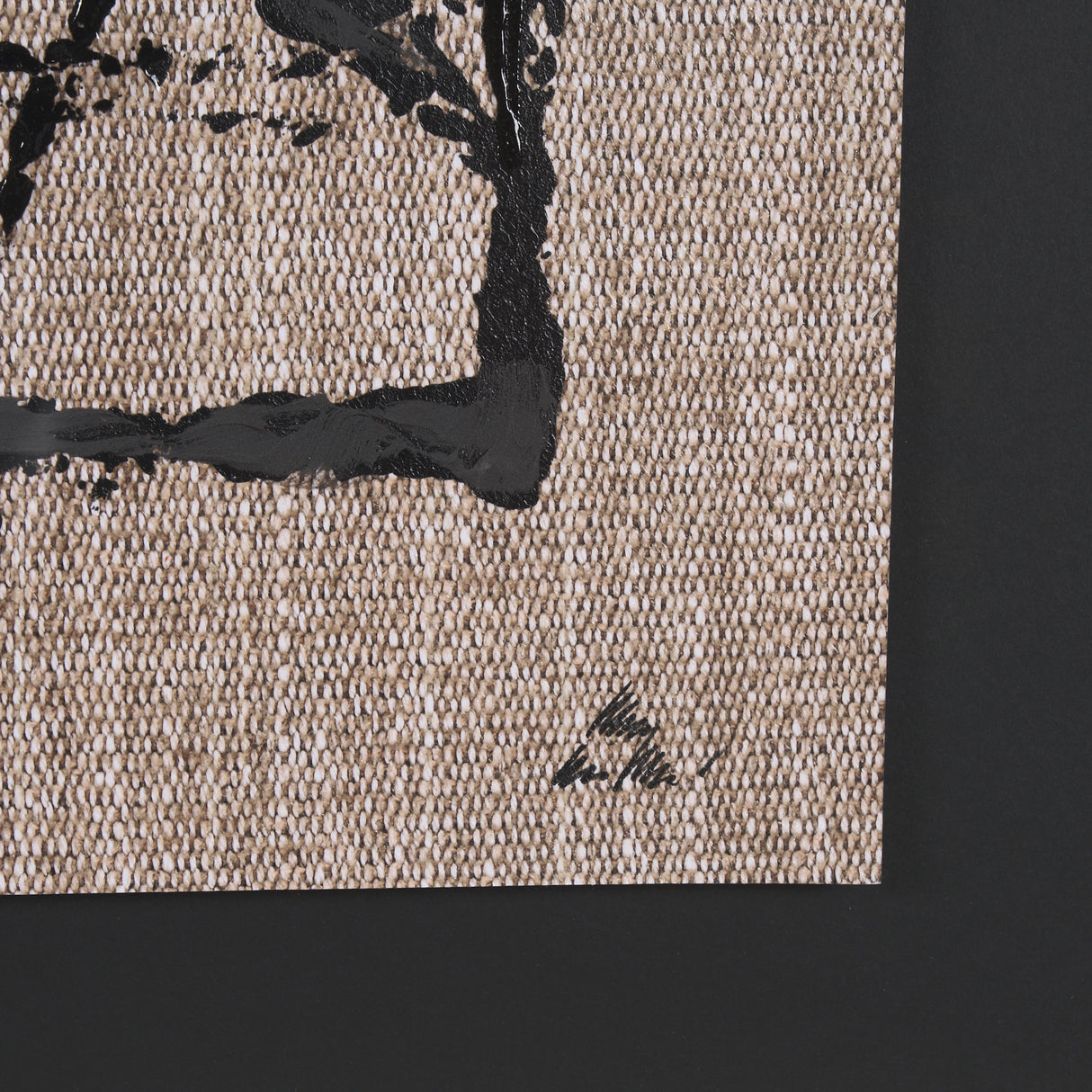Modern Work 2 by Mercana Studio a Hand Embellished Textured Framed Art Print Matted under Glass from Mercana - Luna Furniture