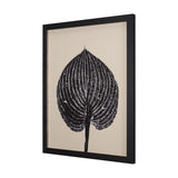 Hosta B by Mary Margaret Briggs a Hand Embellished Textured Framed Art Print from Mercana - Luna Furniture