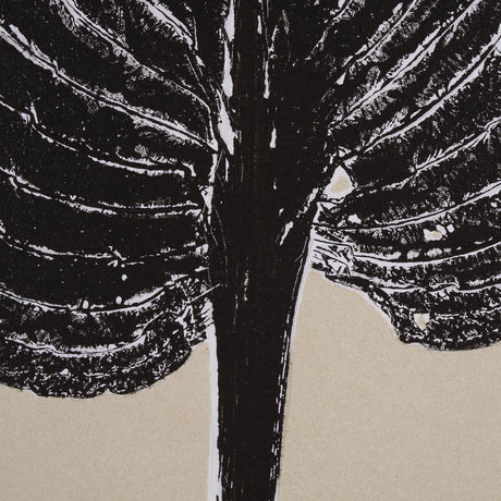 Hosta B by Mary Margaret Briggs a Hand Embellished Textured Framed Art Print from Mercana - Luna Furniture
