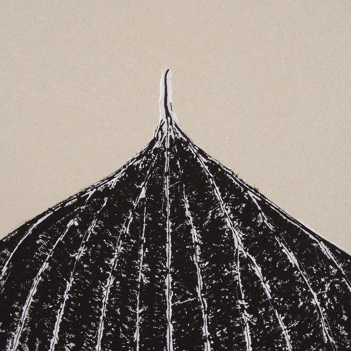 Hosta B by Mary Margaret Briggs a Hand Embellished Textured Framed Art Print from Mercana - Luna Furniture