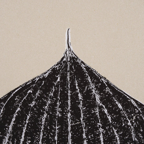 Hosta B by Mary Margaret Briggs a Hand Embellished Textured Framed Art Print from Mercana - Luna Furniture