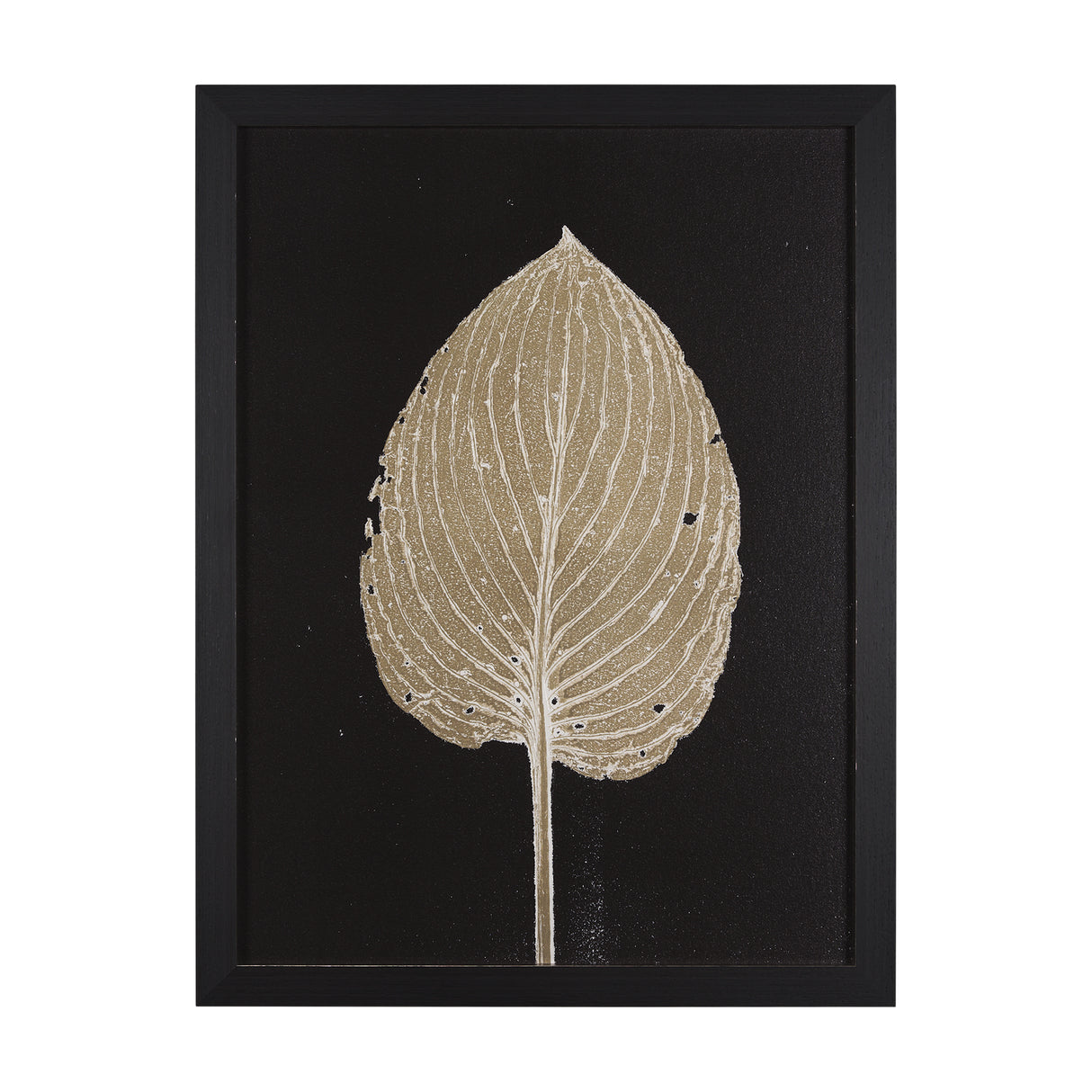 Hosta C by Mary Margaret Briggs a Hand Embelished Textured Framed Art Print from Mercana - Luna Furniture