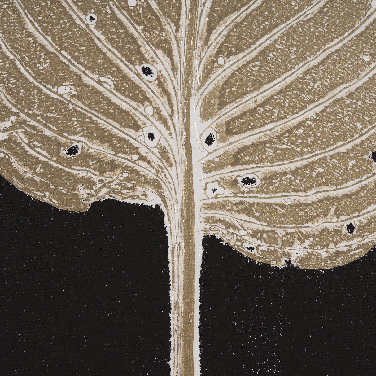 Hosta C by Mary Margaret Briggs a Hand Embelished Textured Framed Art Print from Mercana - Luna Furniture