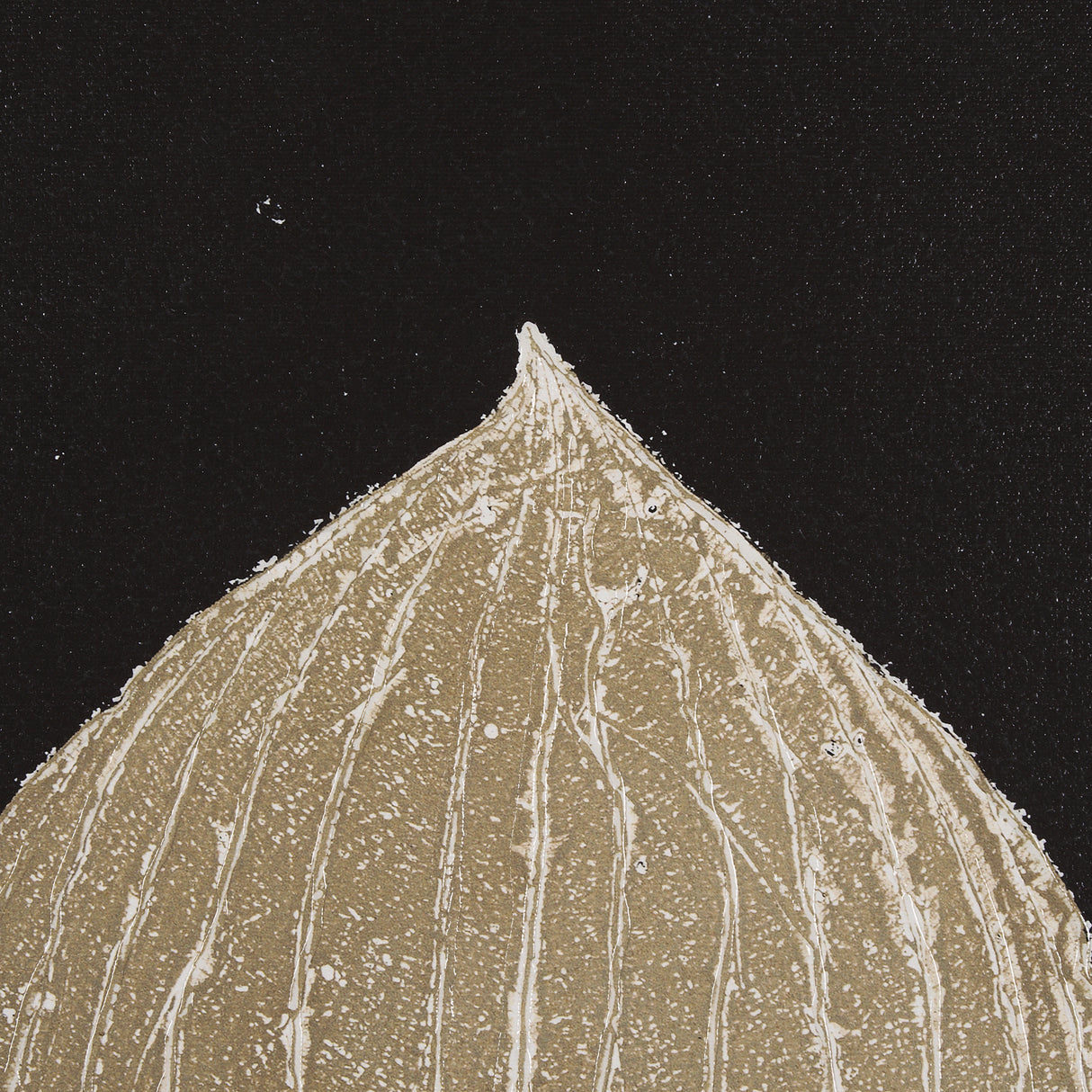 Hosta C by Mary Margaret Briggs a Hand Embelished Textured Framed Art Print from Mercana - Luna Furniture