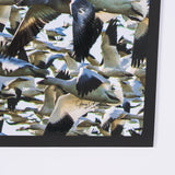 Snowgoose Migration 1 by Gary Blatter Hand Embellished Textured Framed Art Print Matted under Glass from Mercana - Luna Furniture