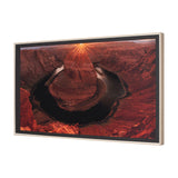 Horseshoe Bend by Gary Blatter a Hand Embelished Textured Framed Photo Art Print from Mercana - Luna Furniture