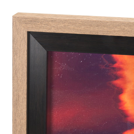 Livingston Peak by Gary Blatter a Hand Embelished Textured Framed Photo Art Print Matted under Glass from Mercana - Luna Furniture