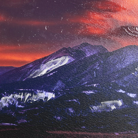 Livingston Peak by Gary Blatter a Hand Embelished Textured Framed Photo Art Print Matted under Glass from Mercana - Luna Furniture
