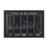 Billiards by Mercana Studio a Hand Embelished Textured Framed Art Print from Mercana - Luna Furniture