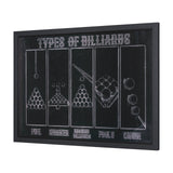 Billiards by Mercana Studio a Hand Embelished Textured Framed Art Print from Mercana - Luna Furniture