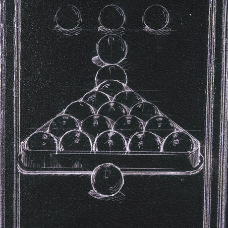 Billiards by Mercana Studio a Hand Embelished Textured Framed Art Print from Mercana - Luna Furniture