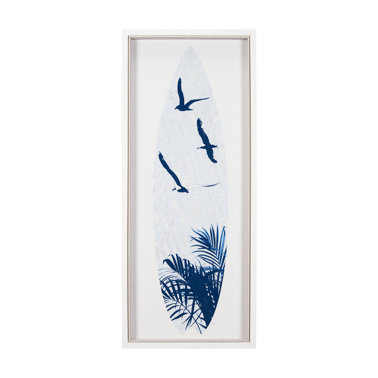 Surfs Up 3 by Mercana Studio a Hand Embelished Textured Framed Art Print from Mercana - Luna Furniture
