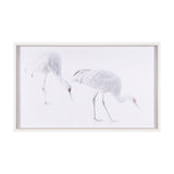Sandhill Crane I by Chad Mckay a Hand Embelished Textured Framed Photo Art Print from Mercana - Luna Furniture