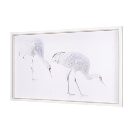 Sandhill Crane I by Chad Mckay a Hand Embelished Textured Framed Photo Art Print from Mercana - Luna Furniture
