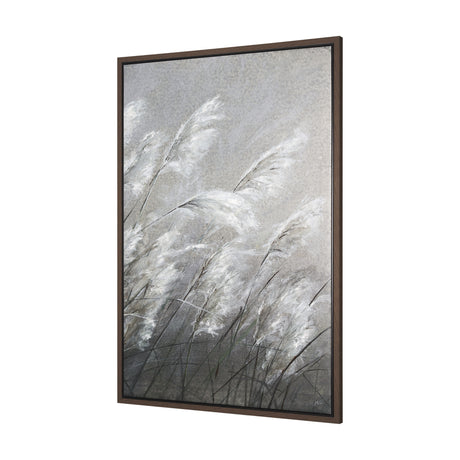 Pampas Grass Breeze II by Mercana Studio a Hand Embellished Textured Framed Canvas from Mercana - Luna Furniture