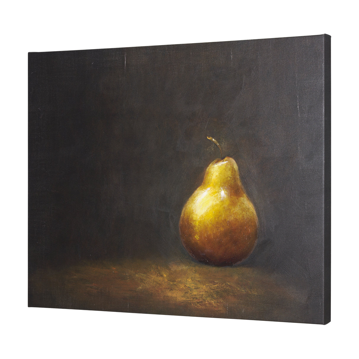 Lonely Pear by Mercana Studio a Hand Embellished Textured Canvas from Mercana - Luna Furniture