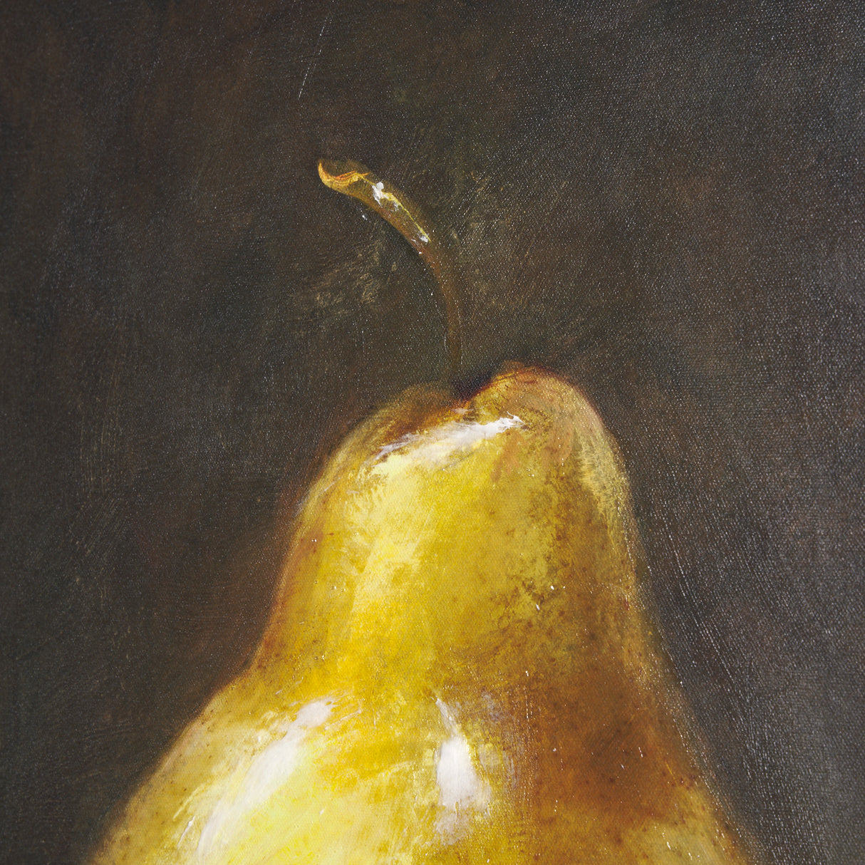Lonely Pear by Mercana Studio a Hand Embellished Textured Canvas from Mercana - Luna Furniture