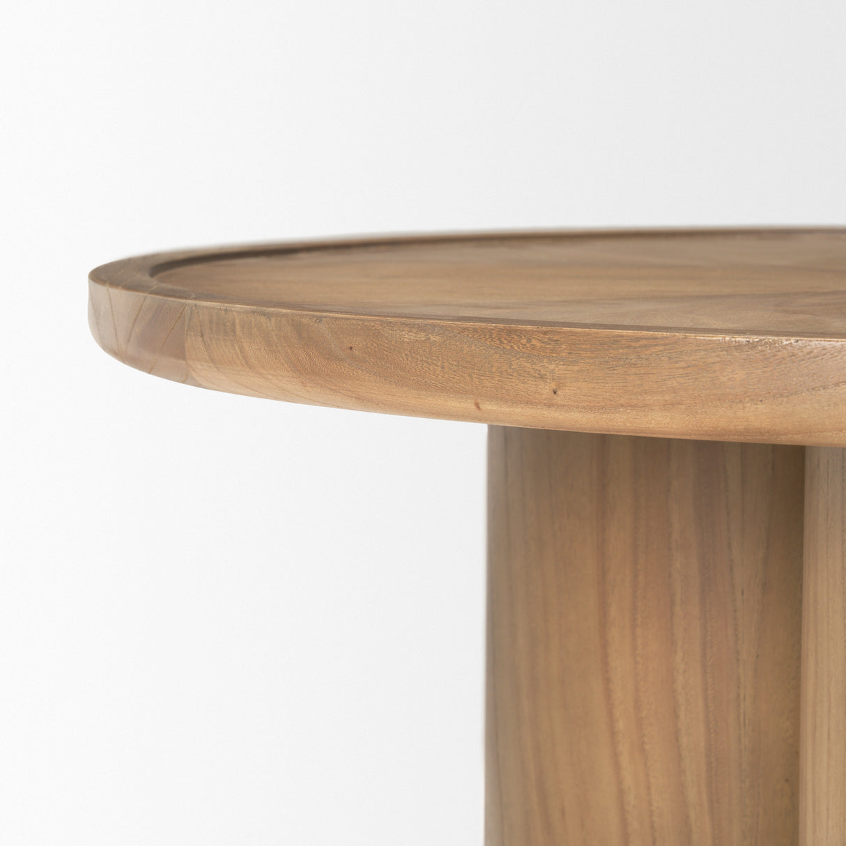 Tavi Medium Brown Round Coffee Table from Mercana - Luna Furniture