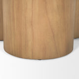 Tavi Medium Brown Round Coffee Table from Mercana - Luna Furniture