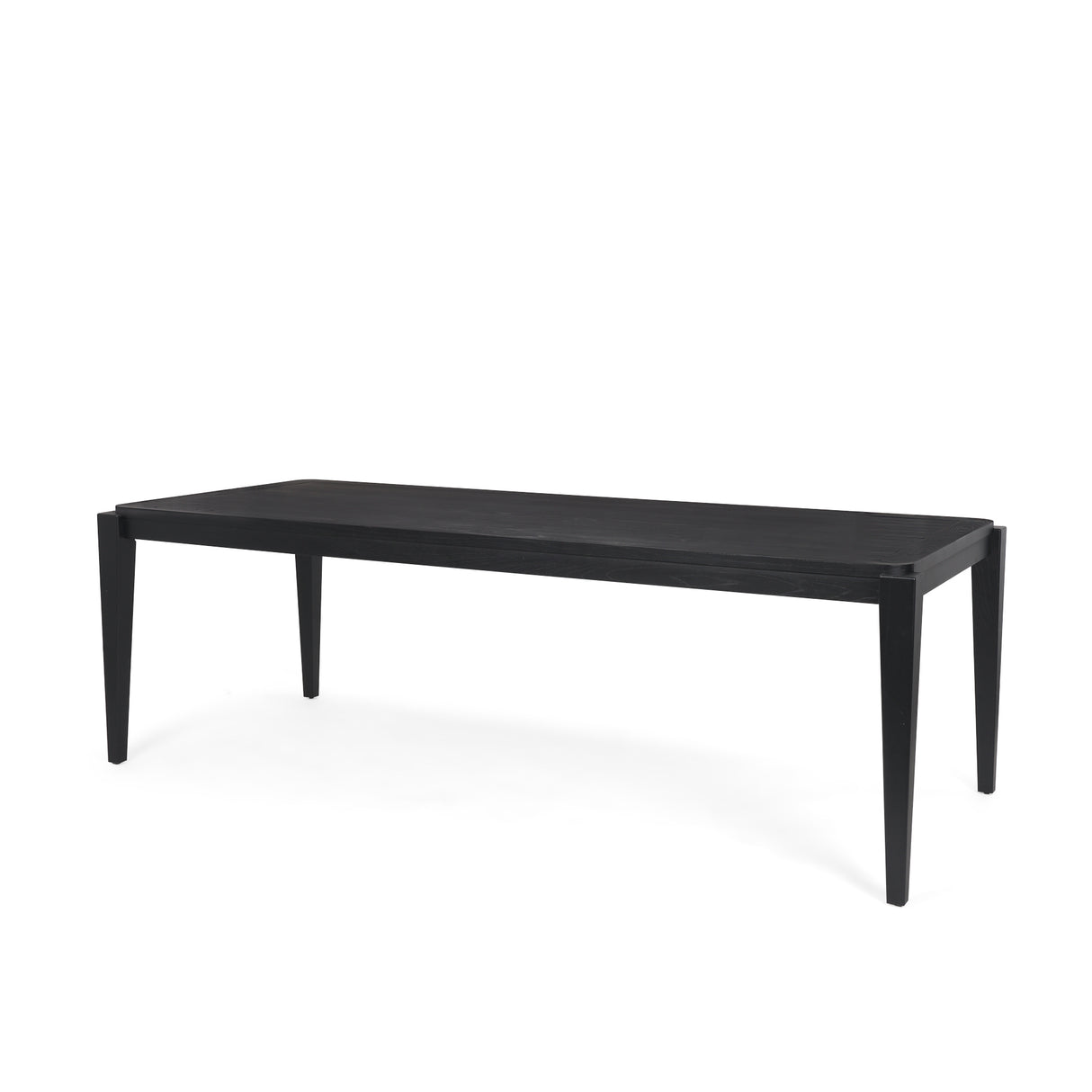 Teva Black Wood Rectangular 92" Dining Table from Mercana - Luna Furniture