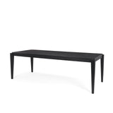 Teva Black Wood Rectangular 92" Dining Table from Mercana - Luna Furniture