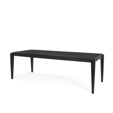 Teva Black Wood Rectangular 92" Dining Table from Mercana - Luna Furniture