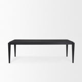 Teva Black Wood Rectangular 92" Dining Table from Mercana - Luna Furniture