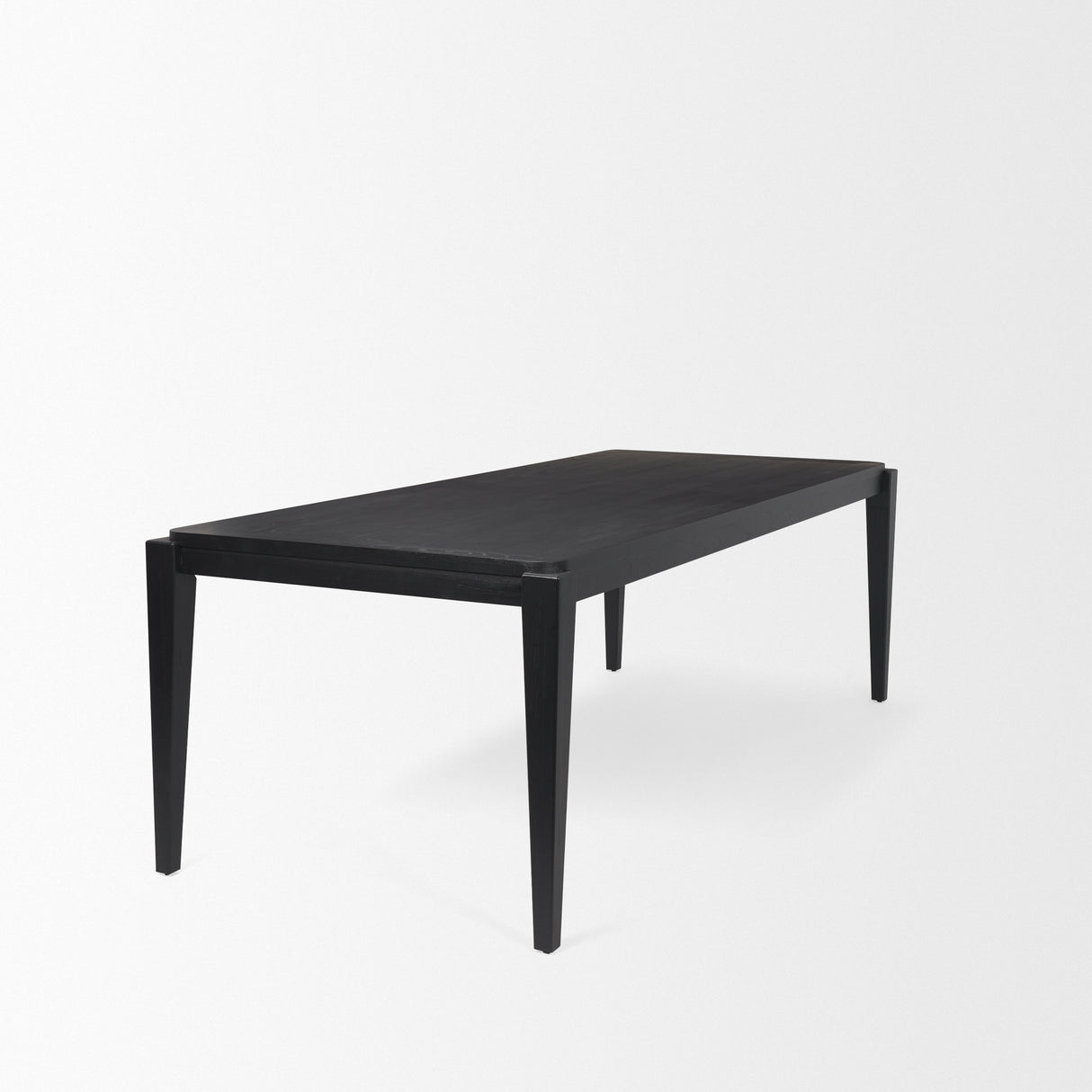 Teva Black Wood Rectangular 92" Dining Table from Mercana - Luna Furniture