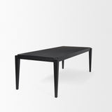 Teva Black Wood Rectangular 92" Dining Table from Mercana - Luna Furniture