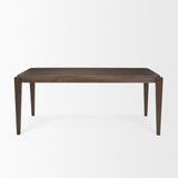 Teva Dark Brown Wood Rectangular 72" Dining Table from Mercana - Luna Furniture