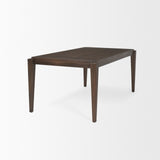 Teva Dark Brown Wood Rectangular 72" Dining Table from Mercana - Luna Furniture