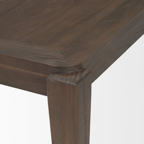Teva Dark Brown Wood Rectangular 72" Dining Table from Mercana - Luna Furniture