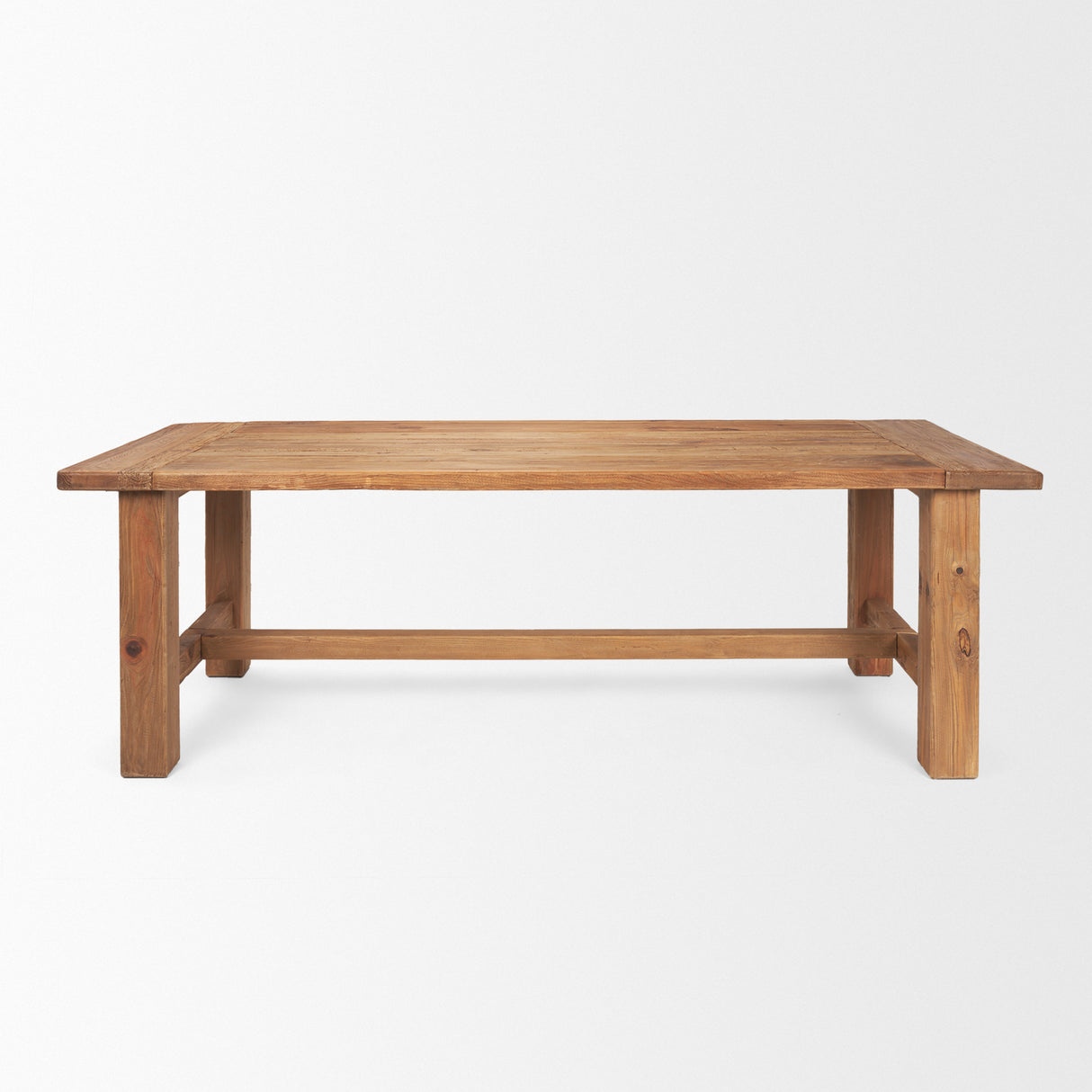 Stetson 94.5" Rectangular Natural Brown Wood Dining Table from Mercana - Luna Furniture