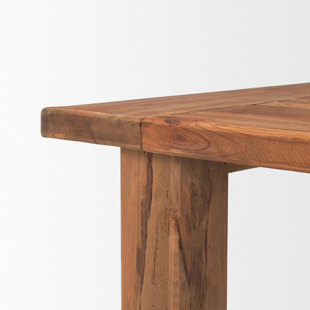 Stetson 94.5" Rectangular Natural Brown Wood Dining Table from Mercana - Luna Furniture