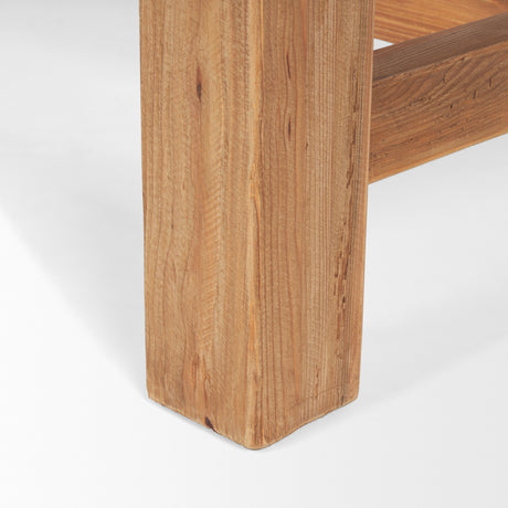 Stetson 94.5" Rectangular Natural Brown Wood Dining Table from Mercana - Luna Furniture