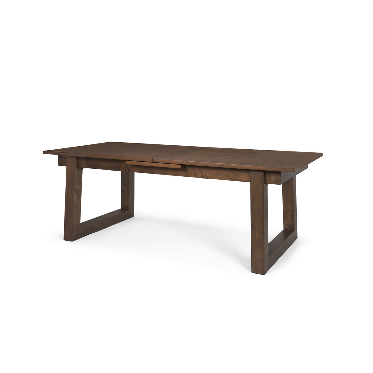 Takota Dark Brown Rectangular Oak Wood w/ Birch Wood Legs Extendable Dining Table from Mercana - Luna Furniture
