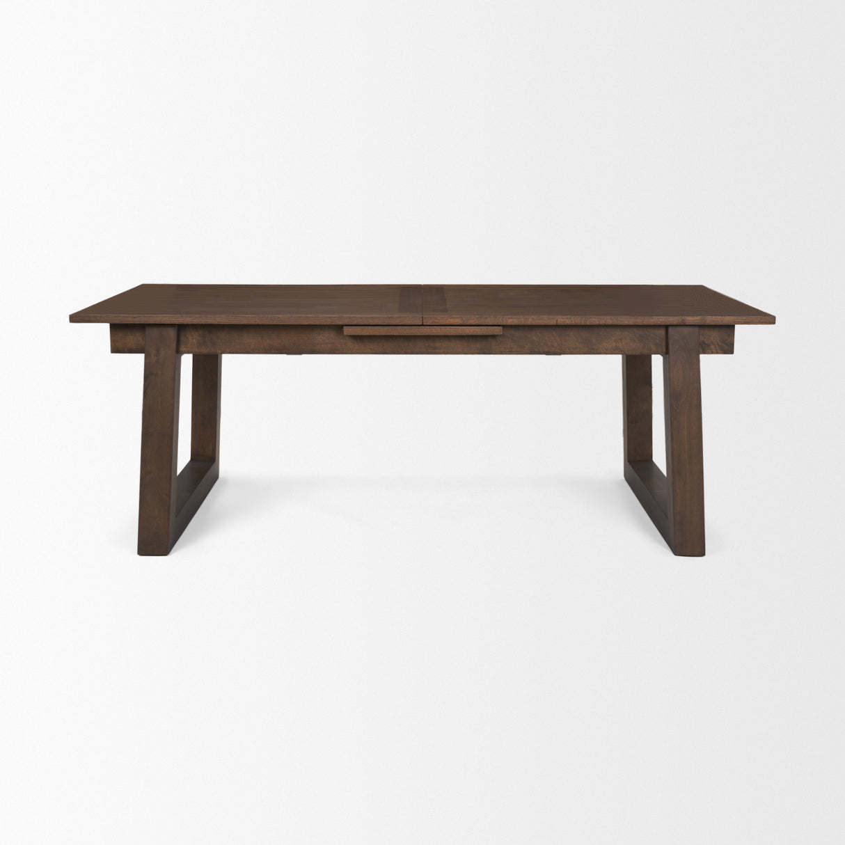 Takota Dark Brown Rectangular Oak Wood w/ Birch Wood Legs Extendable Dining Table from Mercana - Luna Furniture