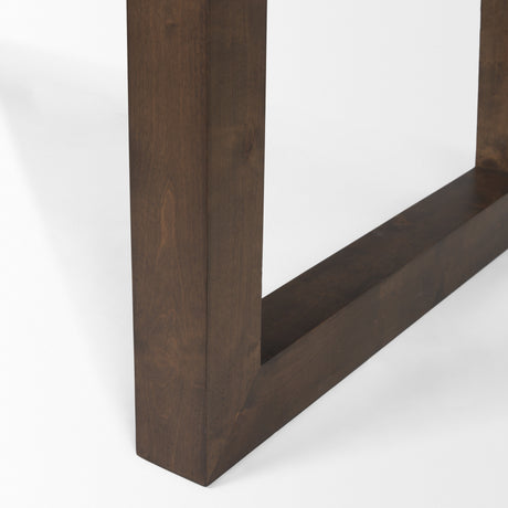Takota Dark Brown Rectangular Oak Wood w/ Birch Wood Legs Extendable Dining Table from Mercana - Luna Furniture